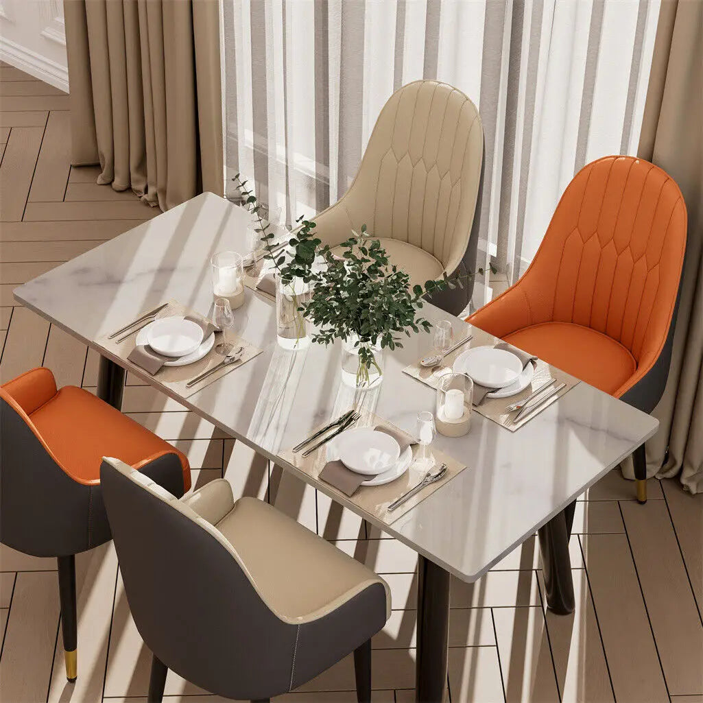 LUVODI PU Leather Dining Chairs with Arms