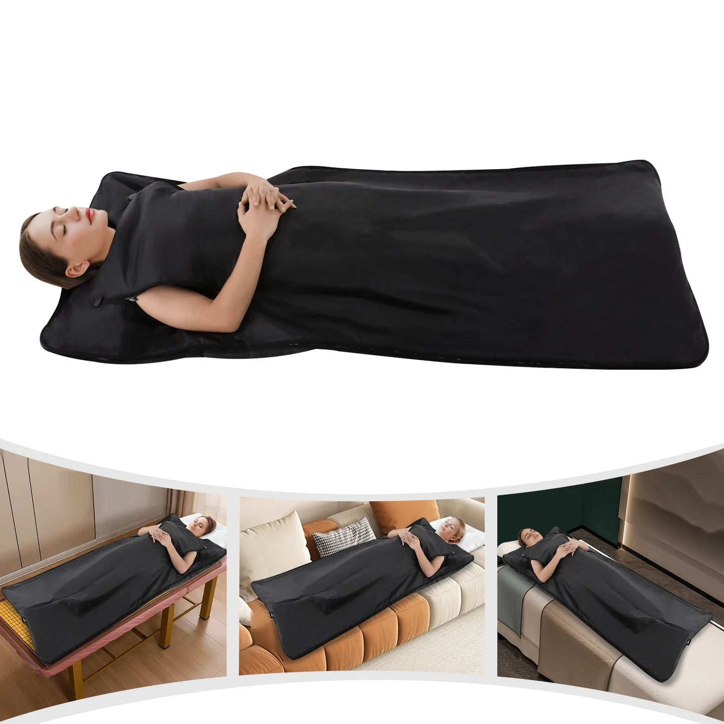 Portable Far Infrared Sauna Blanket for Detox & Relaxation