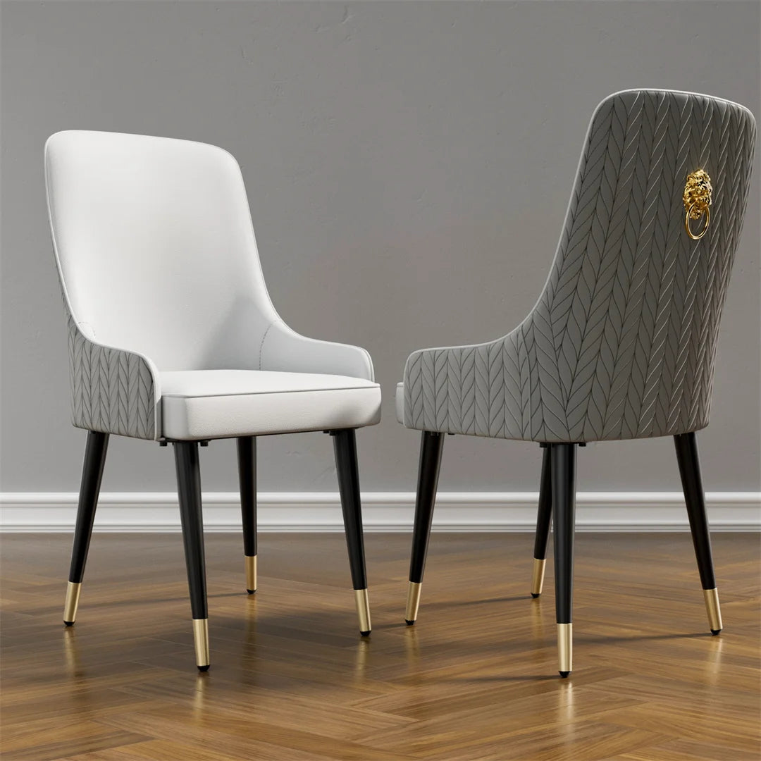 LUVODI PU Leather Dining Chairs with Arms