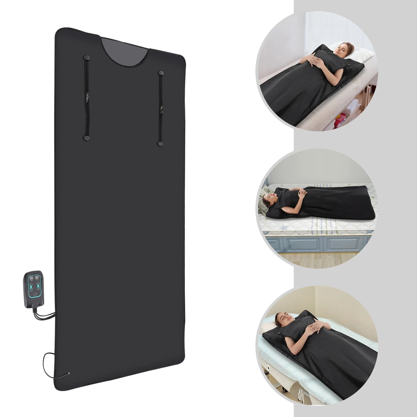 Portable Far Infrared Sauna Blanket for Detox & Relaxation