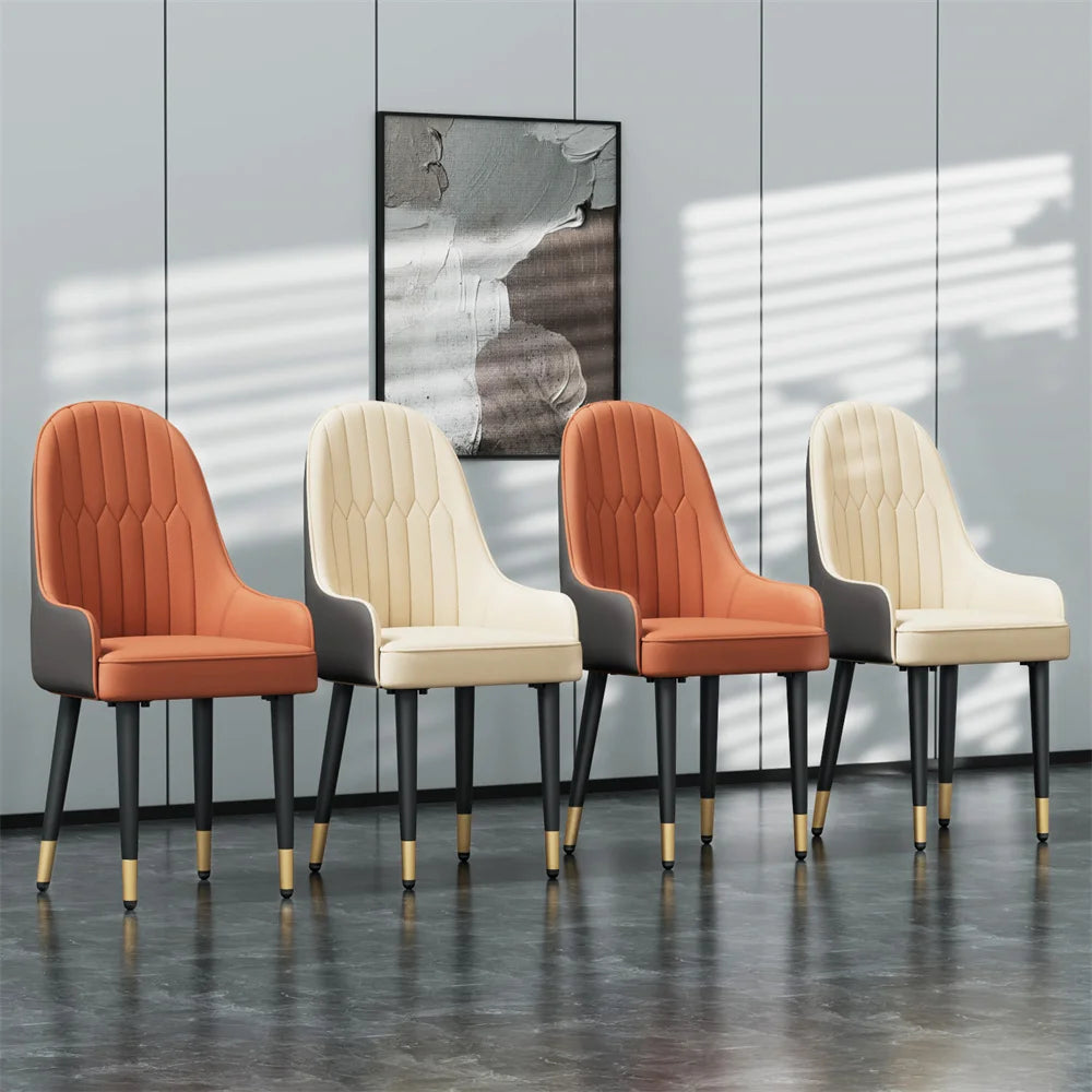 LUVODI PU Leather Dining Chairs with Arms