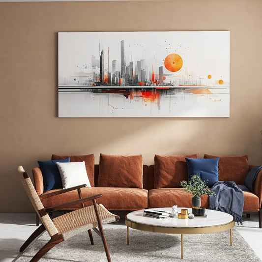 Golden Wheat Farmhouse Canvas Art