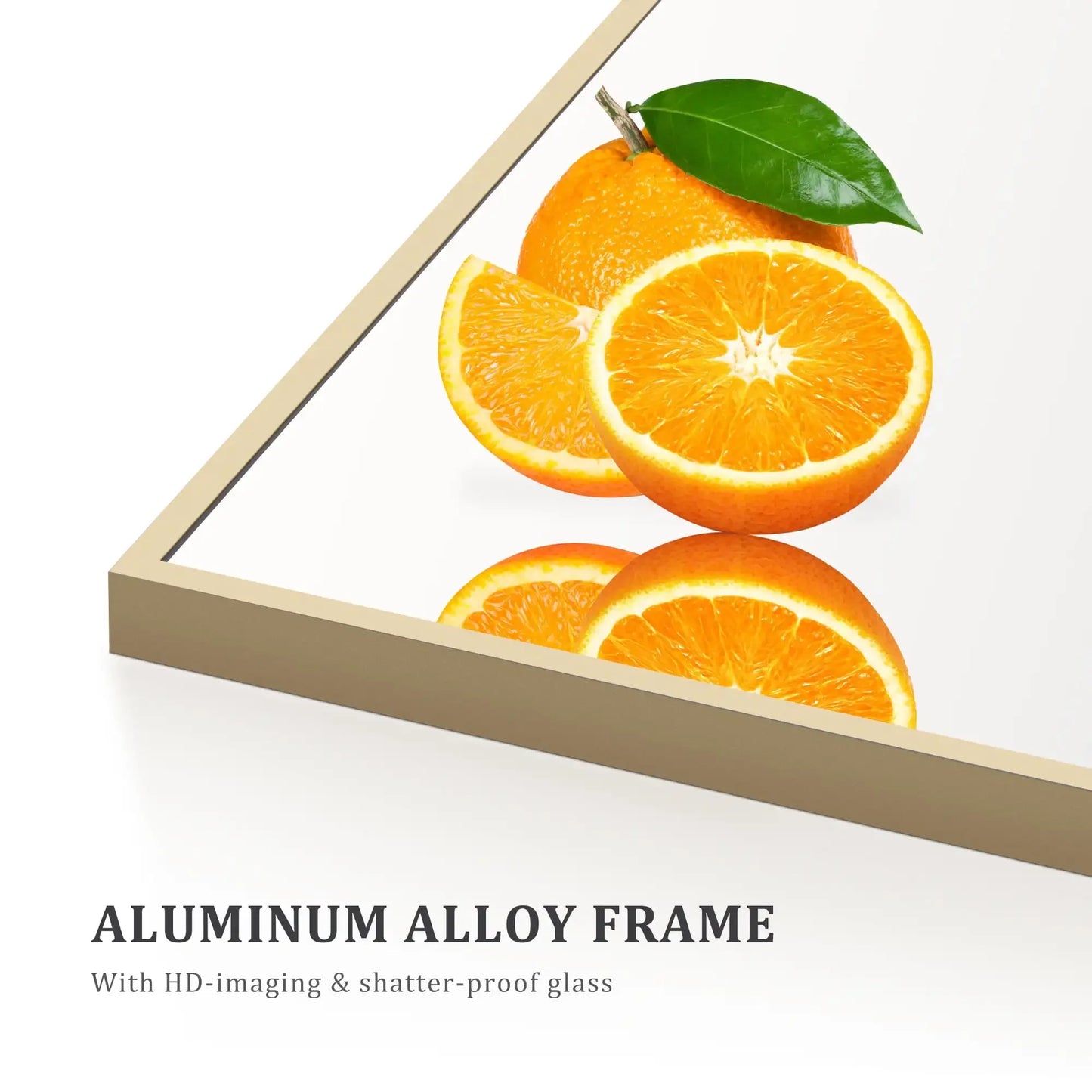 Arched Full Length Mirror 64"x21" – Gold Frame