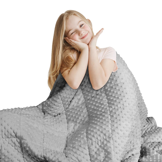 Gray Weighted Blanket Twin for Adults