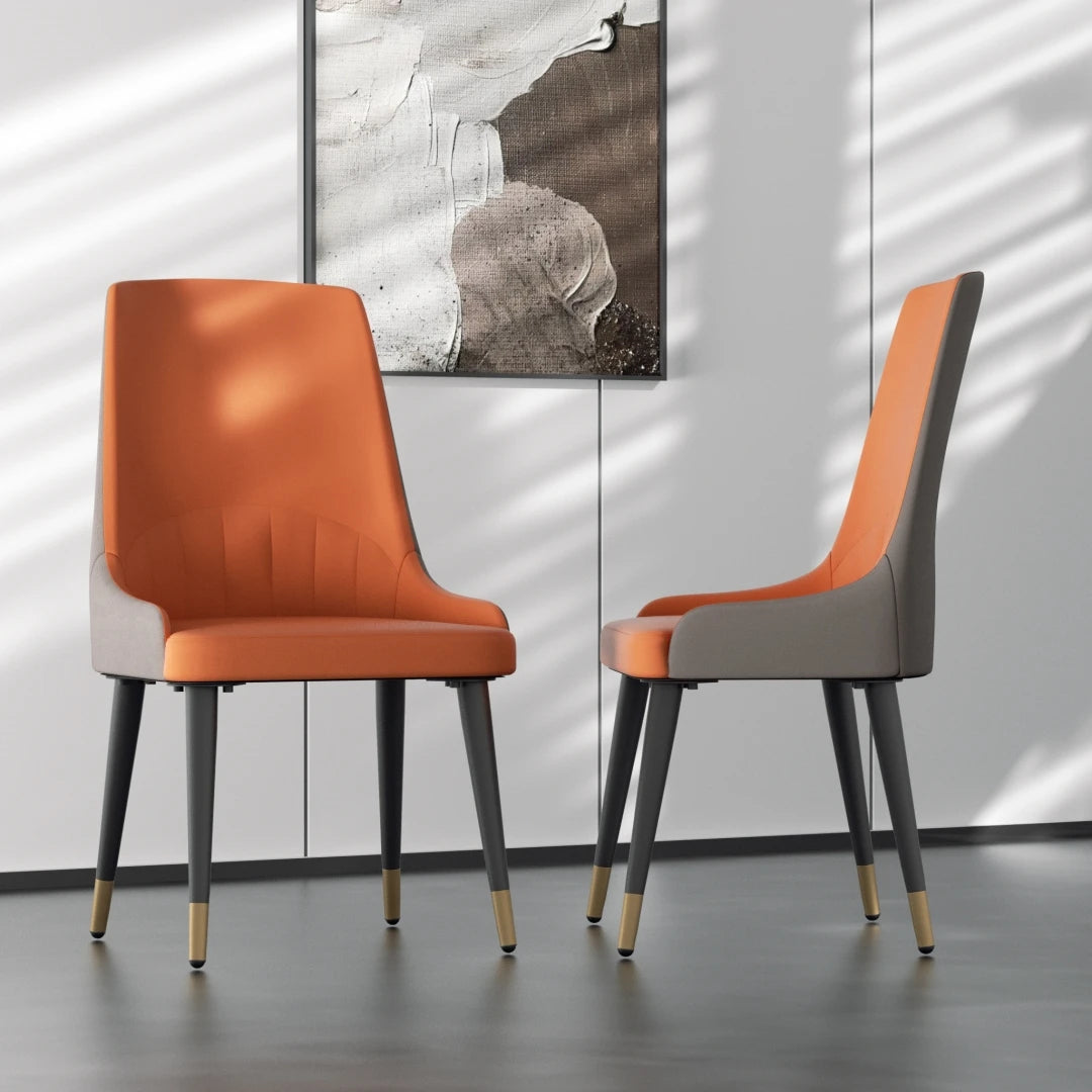 LUVODI PU Leather Dining Chairs with Arms