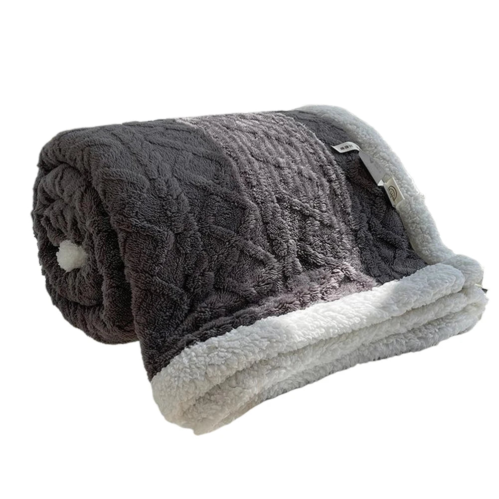 Winter Double-Layer Cozy Blanket