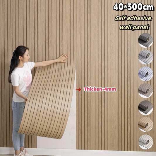 Self-Adhesive 3D Wall Panel Sticker – 1 Roll