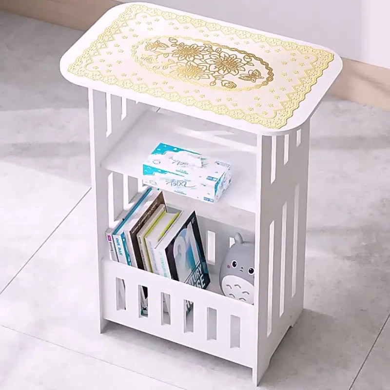 Nordic Wooden Storage Table