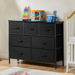 JHK 7-Drawer Fabric Dresser
