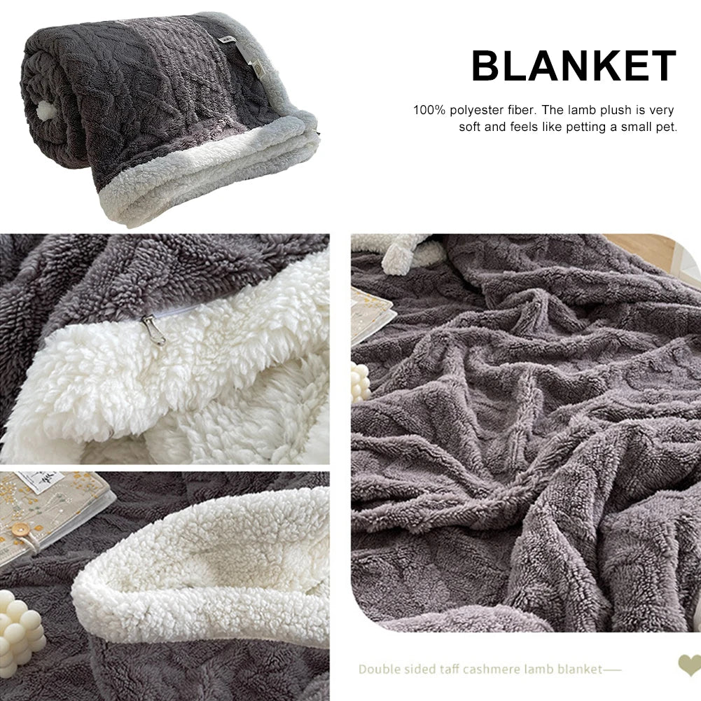 Winter Double-Layer Cozy Blanket