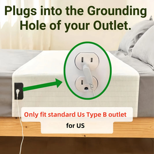 Grounding Sheet with 5% Silver Fiber for Better Sleep