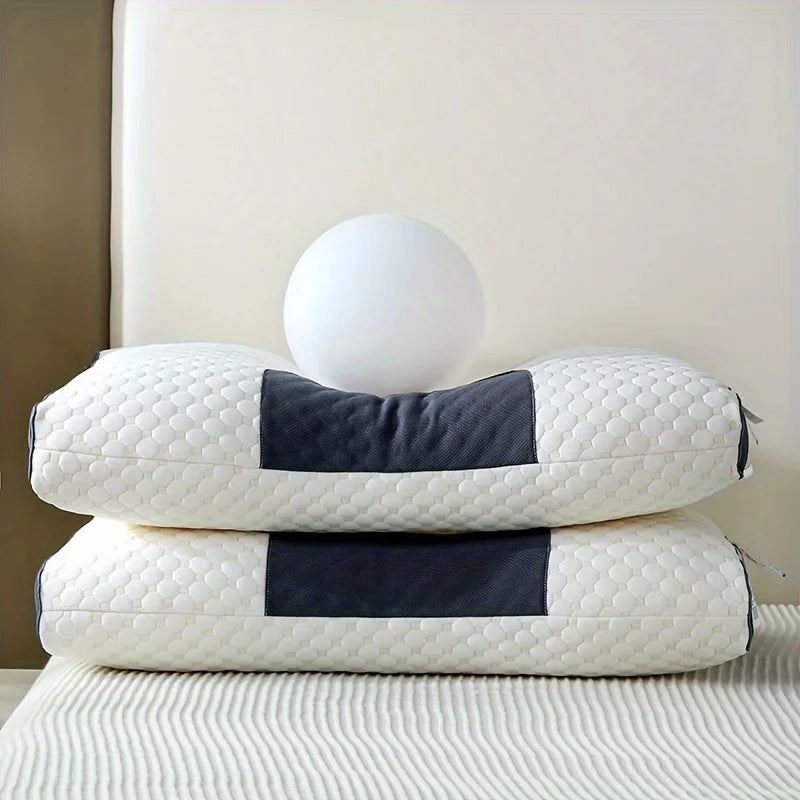 2Pcs Adjustable Ergonomic Massage Neck Pillow