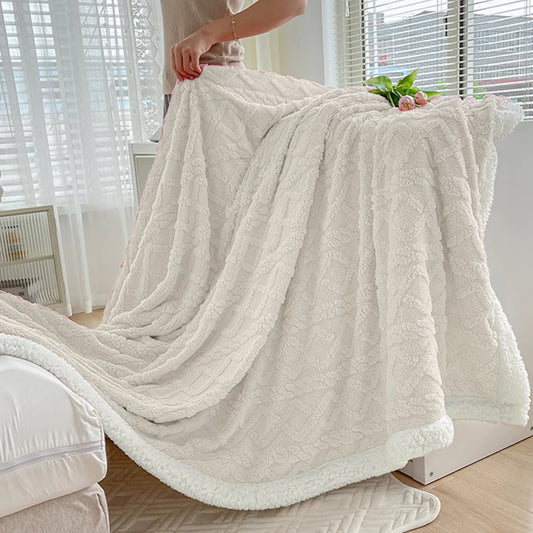 Winter Double-Layer Cozy Blanket