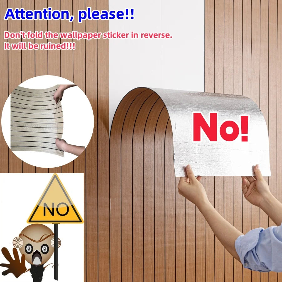 Self-Adhesive 3D Wall Panel Sticker – 1 Roll