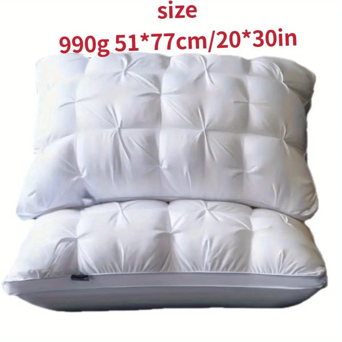 5-Star Hotel Quality Pillow – 990g, 20x30"