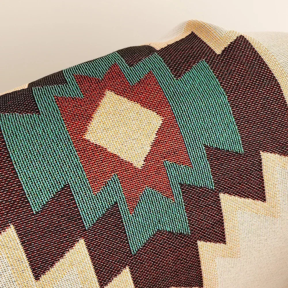 Aztec Boho Throw Blanket