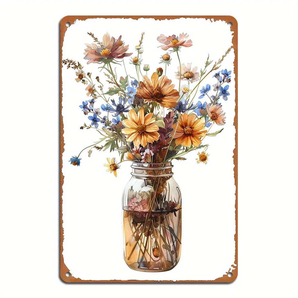 Retro Tin Sign 8x12 Inch – Home & Office Wall Decor
