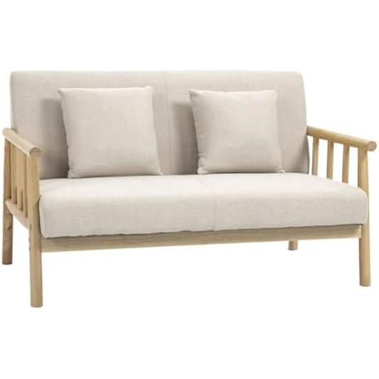 48" Modern 2-Seater Loveseat Sofa for Small Spaces