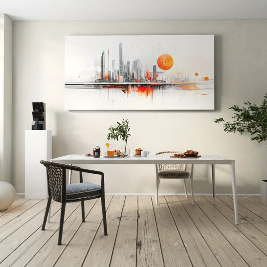 Golden Wheat Farmhouse Canvas Art