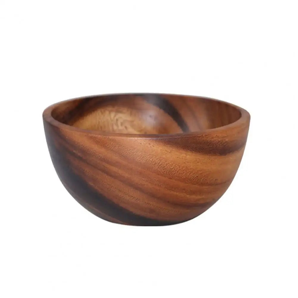 Eco-Friendly Wooden Salad & Soup Bowl